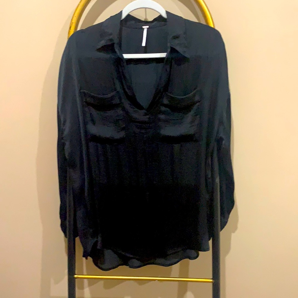 Free People Long-sleeve Blouse